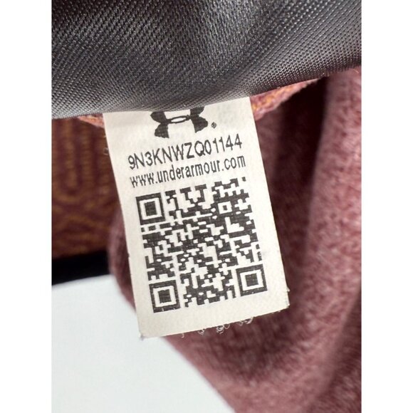 Under Armour 1/2 Zip Performance Fleece Pullover Sweater Mens Maroon/Black M - Picture 11 of 13